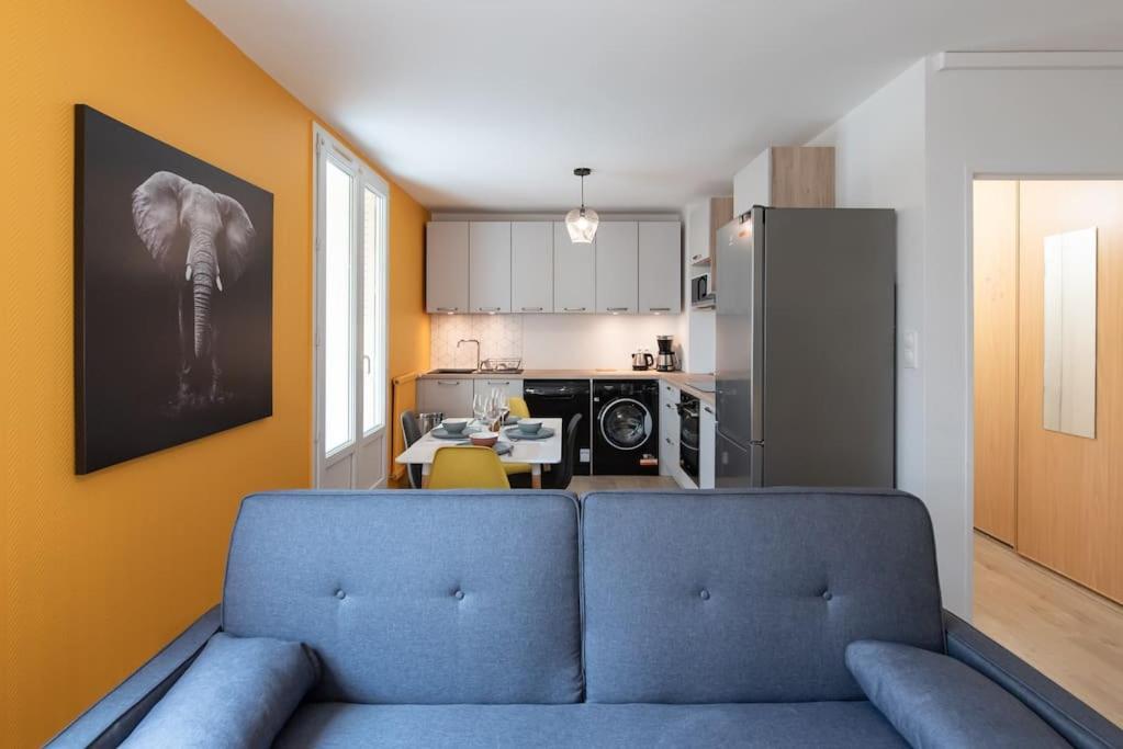 Appartement Renove Pour 6 Avec Parking Villeurbanne Luaran gambar