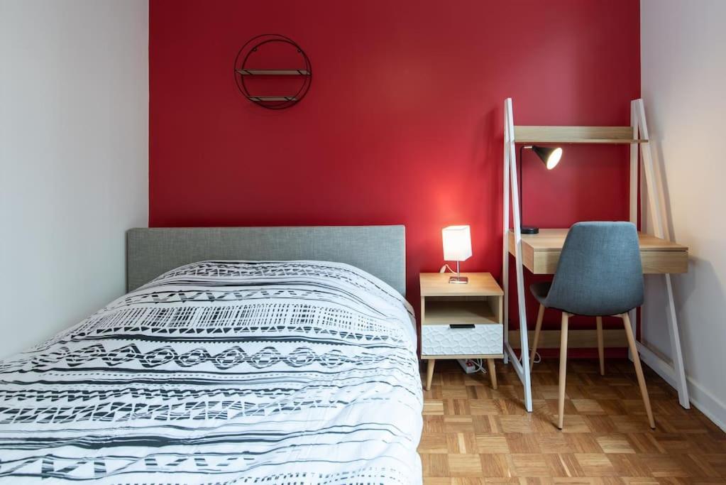 Appartement Renove Pour 6 Avec Parking Villeurbanne Luaran gambar